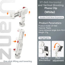 Ulanzi ST-06S Universal 360° Mobile Phone Clip Holder for 1/4 Screw Tripod  Mount Adapter For Samsung iPhone Xiaomi Cellphone